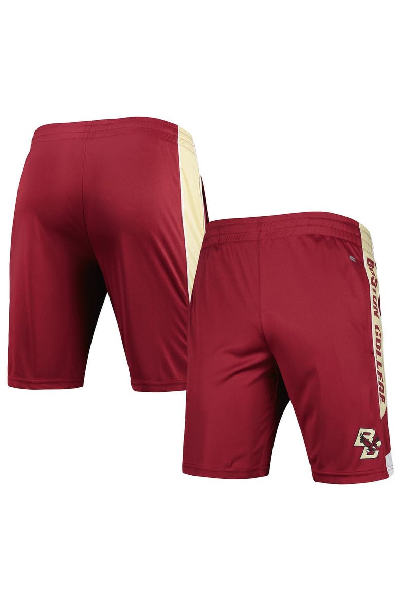 Men's Colosseum Maroon Boston College Eagles Pool Time Shorts, Main, color, Maroon