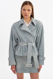 LAMARQUE Dhana | Suede Trench Jacket