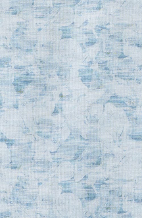 Bugatchi Jimmy Ooohcotton® Abstract Floral Button-up Shirt In Blue