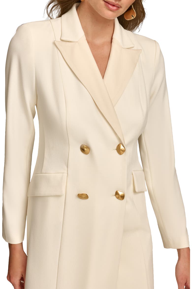 Double Breasted Long Sleeve Dress, Alternate, color, PRISTINE
