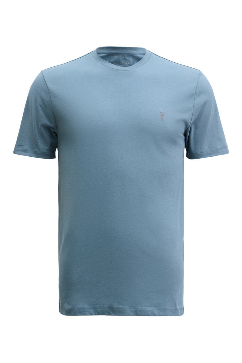 Brace Cotton T-Shirt, Alternate, color, AREO BLUE