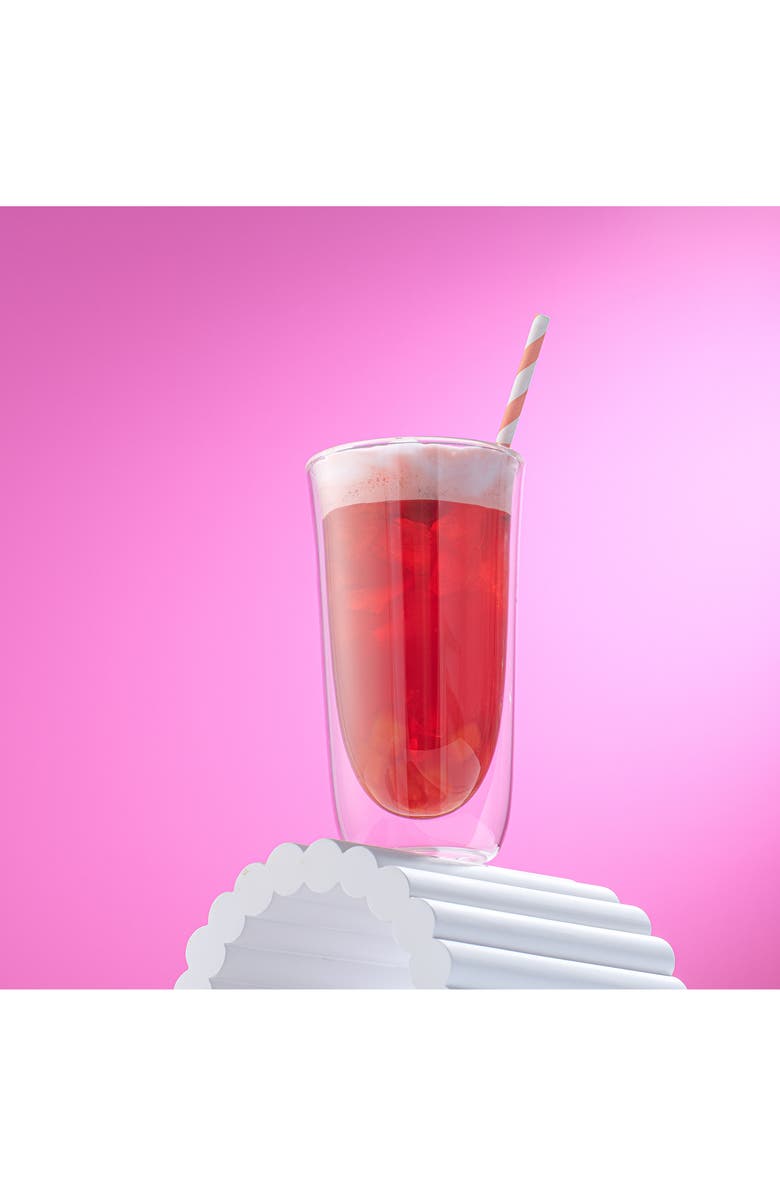 JoyJolt Set of 2 Spike Beverage Glasses, Alternate, color, Clear