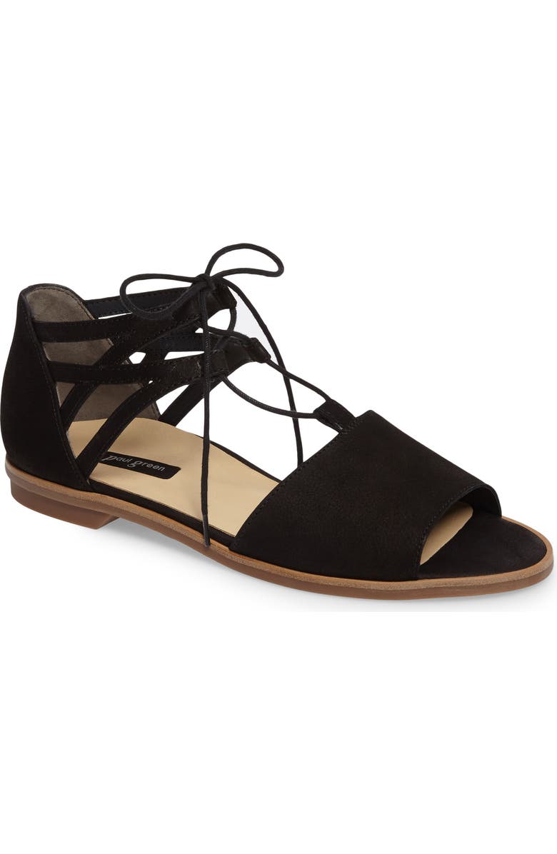 Paul Green Morea Lace-Up Sandal, Main, color,