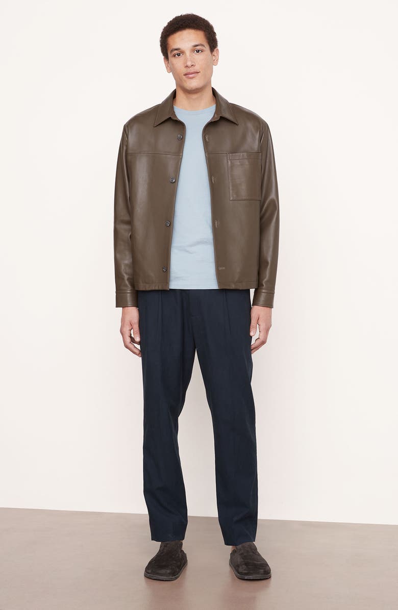 Vince Leather Jacket, Alternate, color,