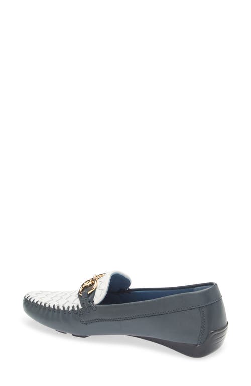 Robert Zur Perlata Loafer In Navy/white
