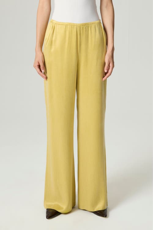 Nocturne Elastic-waist Relaxed Pants In Yellow