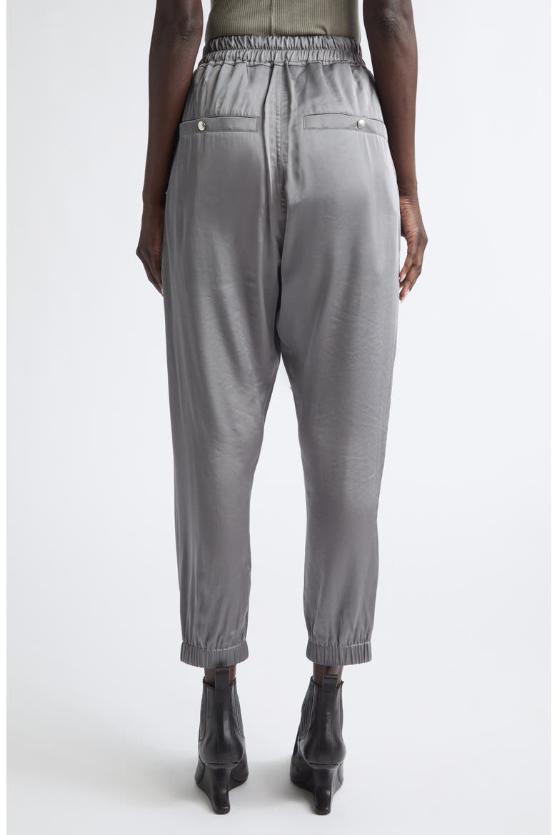 Tecuatl Satin Track Pants, Alternate, color, STEEL