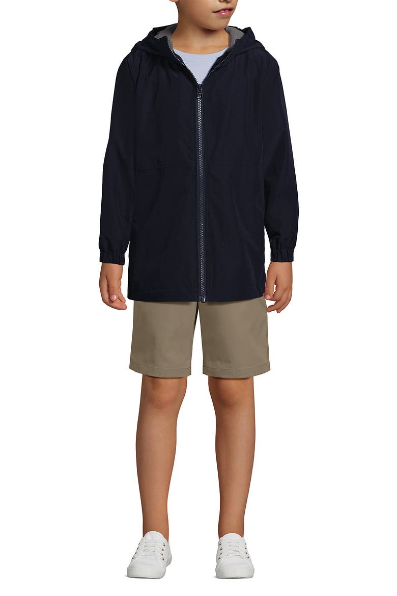 School Uniform Kids Rain Jacket, Alternate, color, Classic Navy