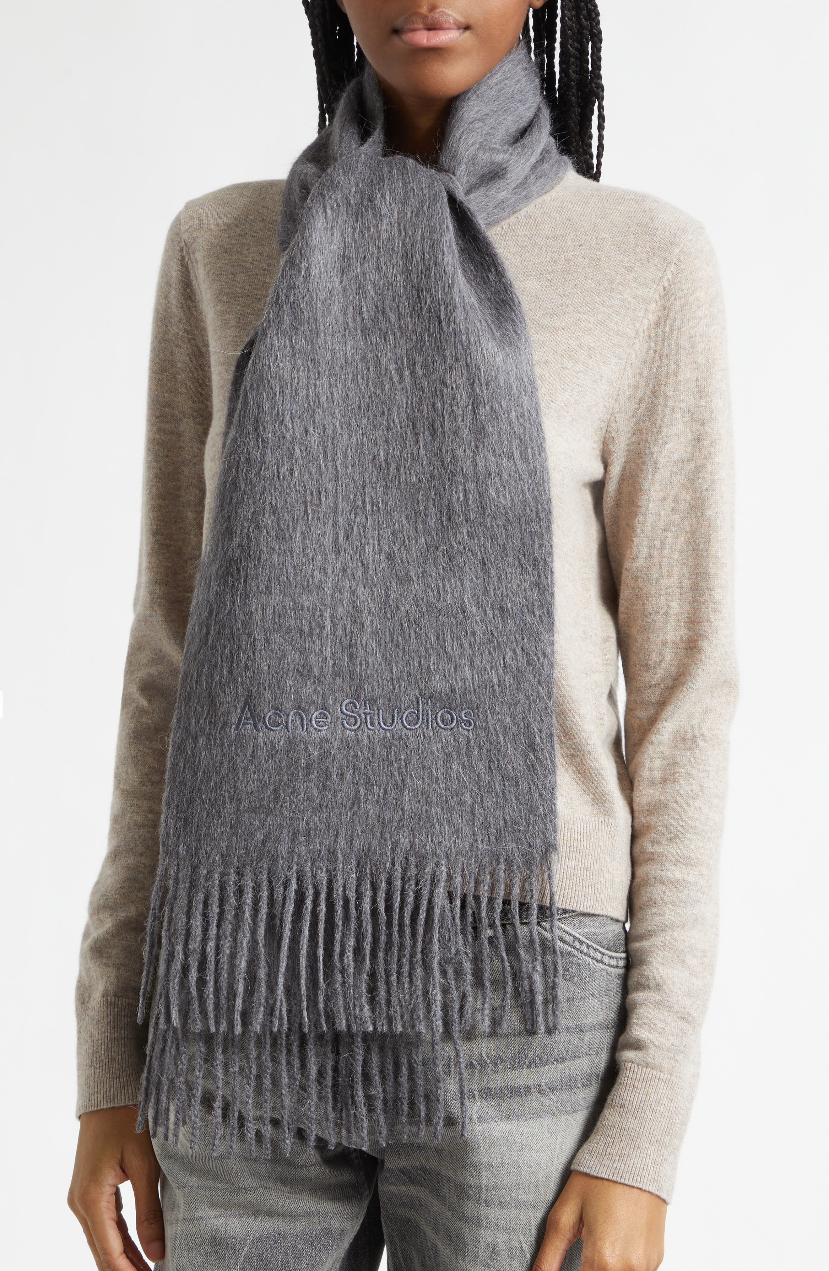 Acne Studios Vinnie Alpaca & Wool Scarf (Women) | Nordstrom