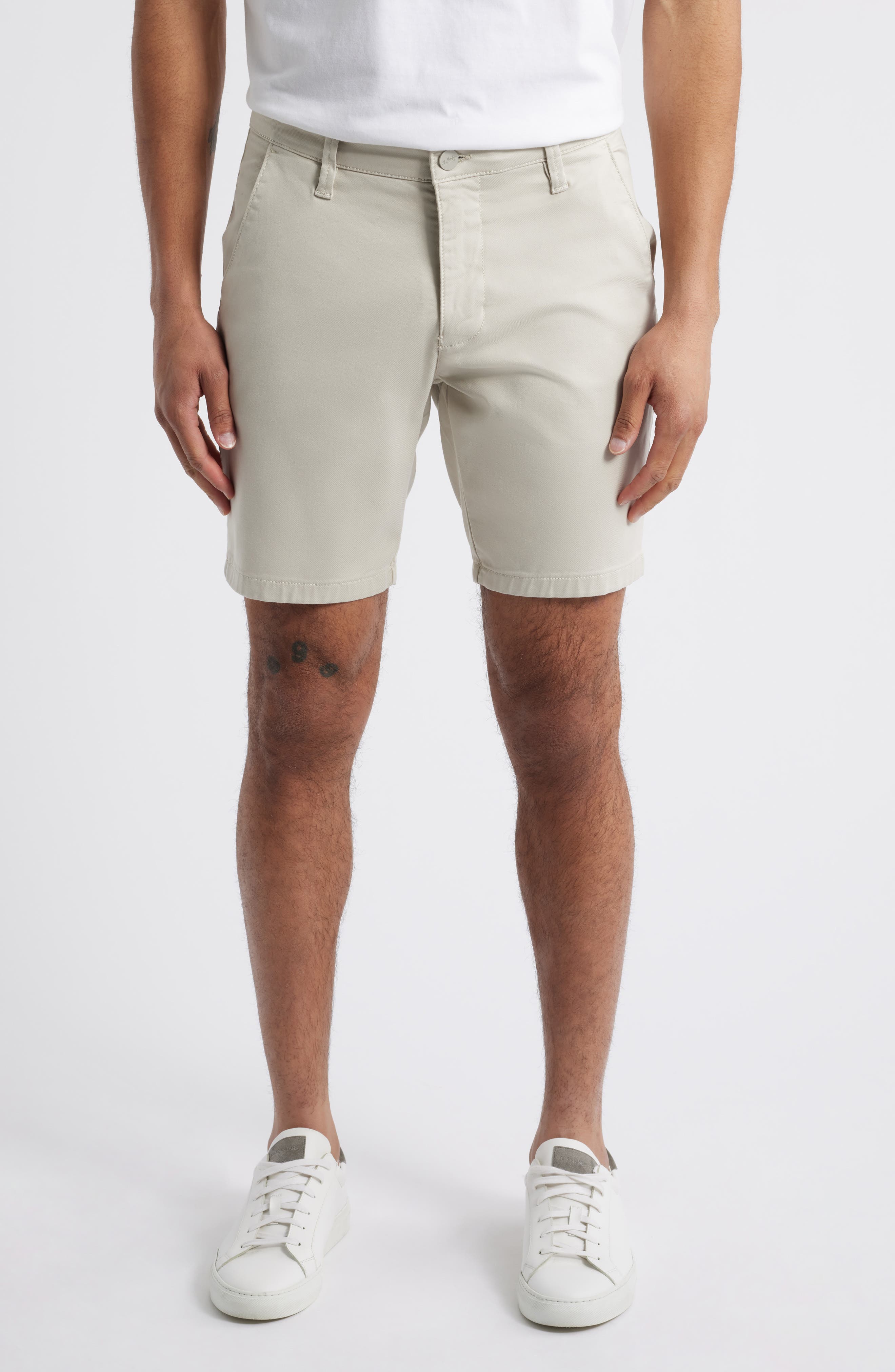 34 Heritage Arizona Slim Fit Flat Front CoolMax® Chino Shorts