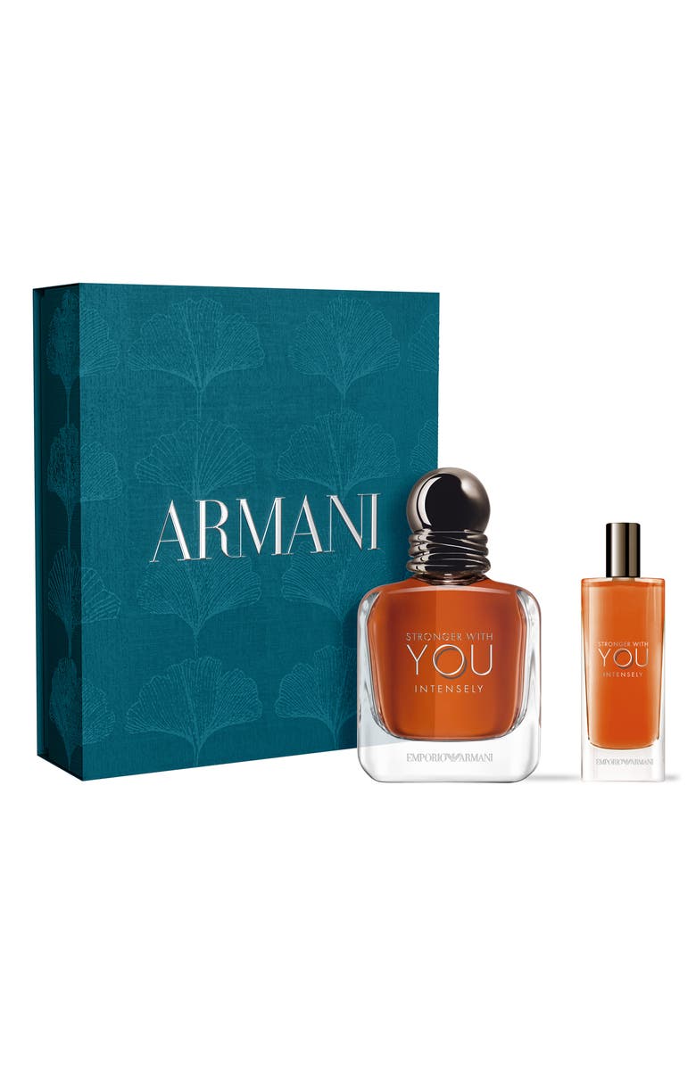 ARMANI beauty Stronger With You Intensely 2-Piece Cologne Gift Set $123 Value, Alternate, color,