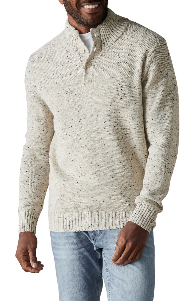 The Normal Brand SeaWool Nep Sweater, Main, color, Cream