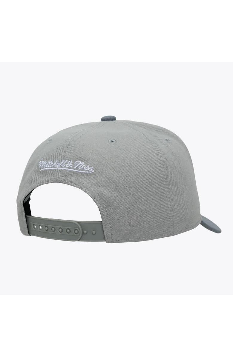 Mitchell & Ness Men's Mitchell & Ness Gray Los Angeles Lakers Thunderstorm Head Coach Pro Crown Snapback Hat, Alternate, color, Gray