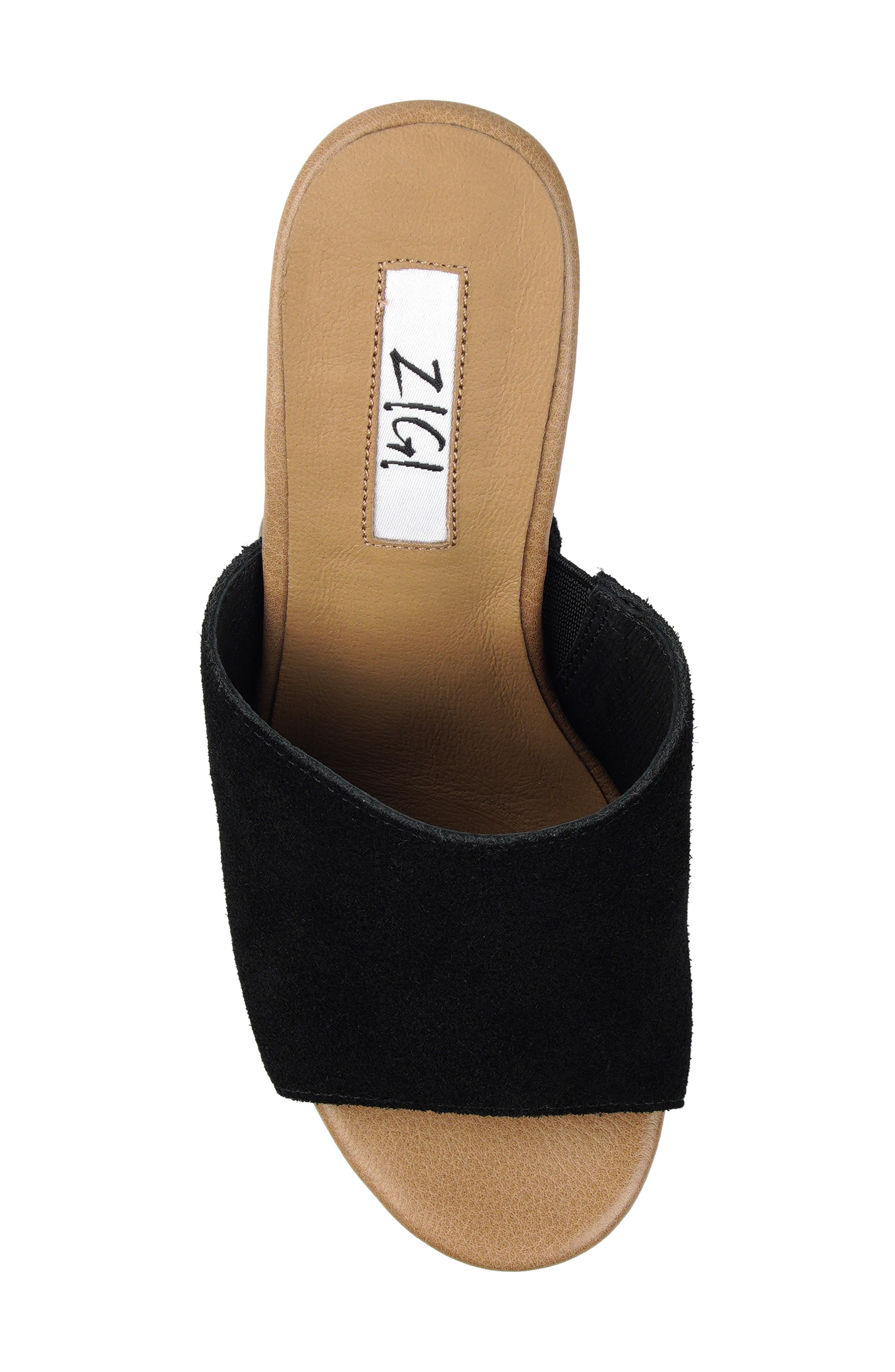 Nikky Platform Sandal, Alternate, color, BLACK SUEDE