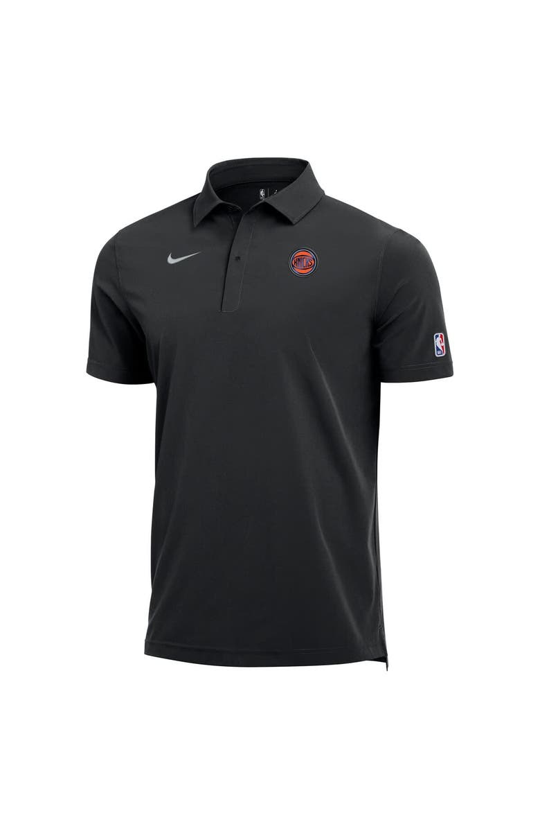 Nike Men's Nike  Black New York Knicks 2025/26 Authentic Dri-FIT Coaches Polo, Alternate, color, Black