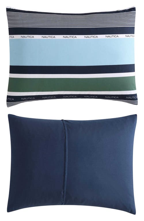 Nautica Elliot Comforter & Sham Set In Captains Blue