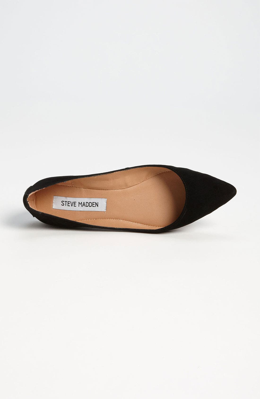 'Vegasss' Flat, Alternate, color, BLACK SUEDE