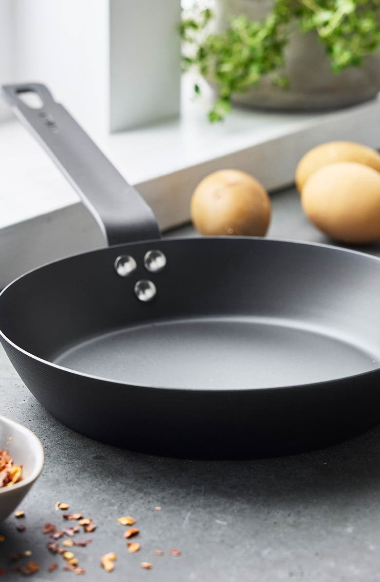 GreenPan Bobby Flay by GreenPan 8-Inch Carbon Steel Frypan, Alternate, color, Black