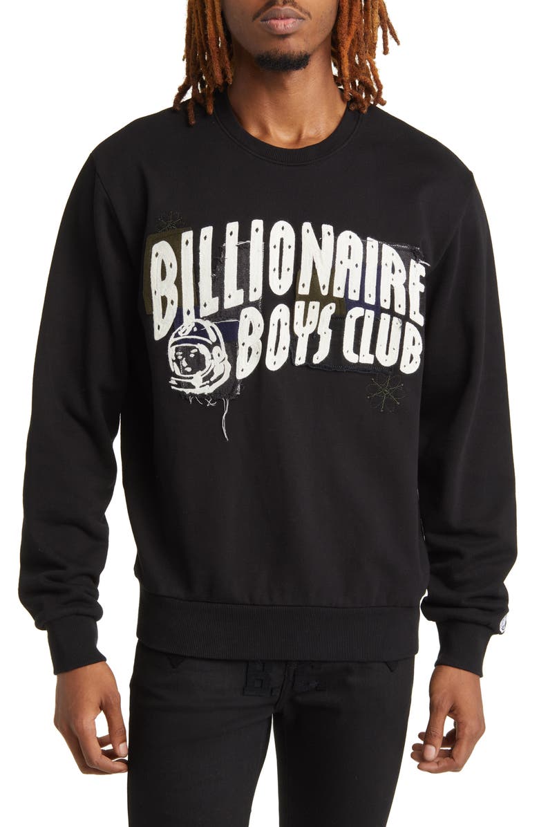 Billionaire Boys Club Layers Oversize Sweatshirt, Main, color,