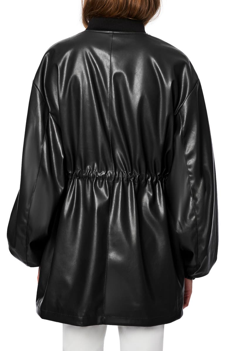 Bernardo Faux Leather Anorak, Alternate, color,