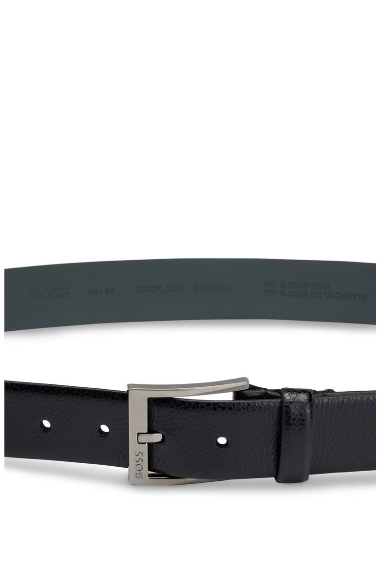 Elloy Leather Belt, Alternate, color, BLK
