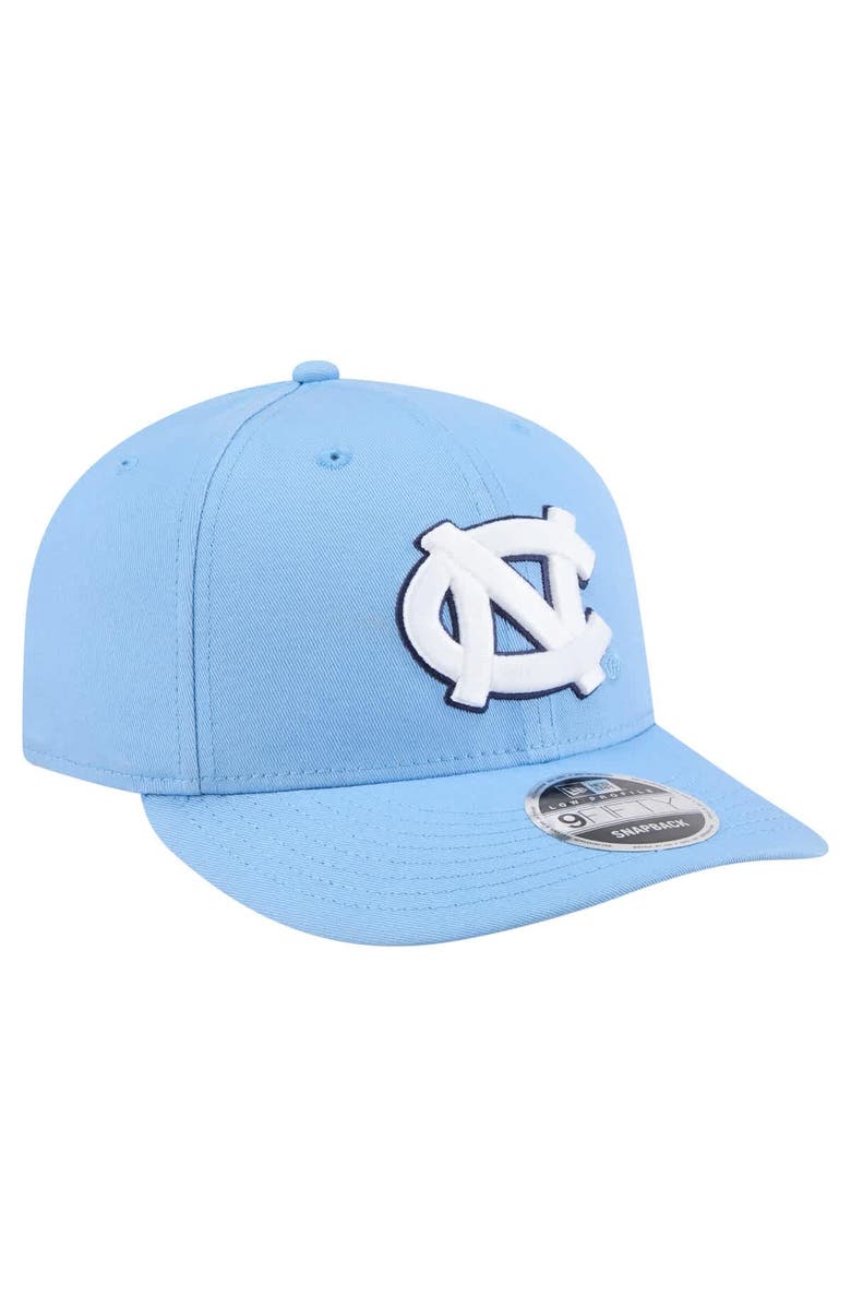 New Era Men's New Era Carolina Blue North Carolina Tar Heels Low Profile 9FIFTY Snapback Hat, Alternate, color, 