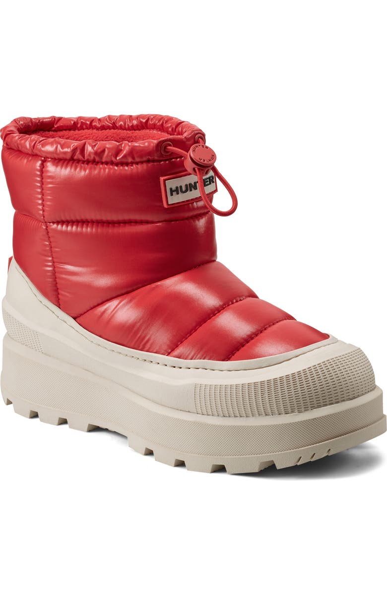 Hunter Amble Bootie, Main, color, Red