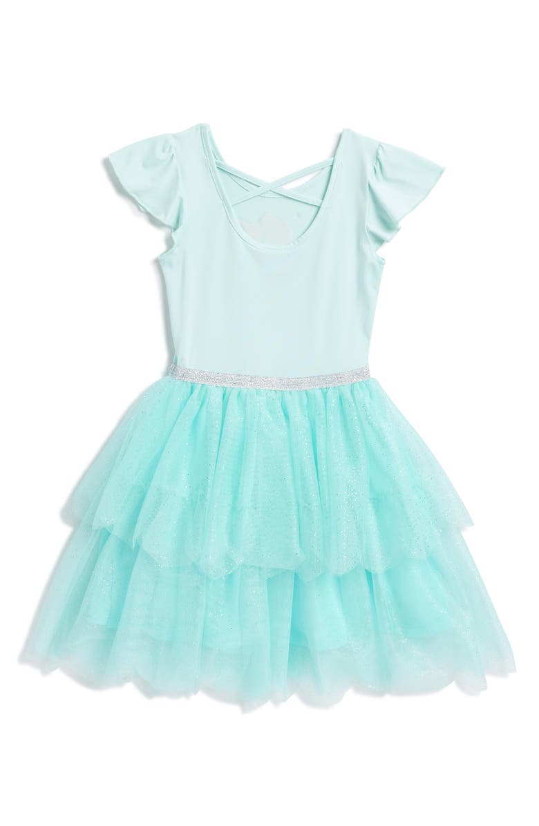 Happy Threads Kids' Disney<sup>®</sup> Ariel Tutu Dress, Alternate, color,