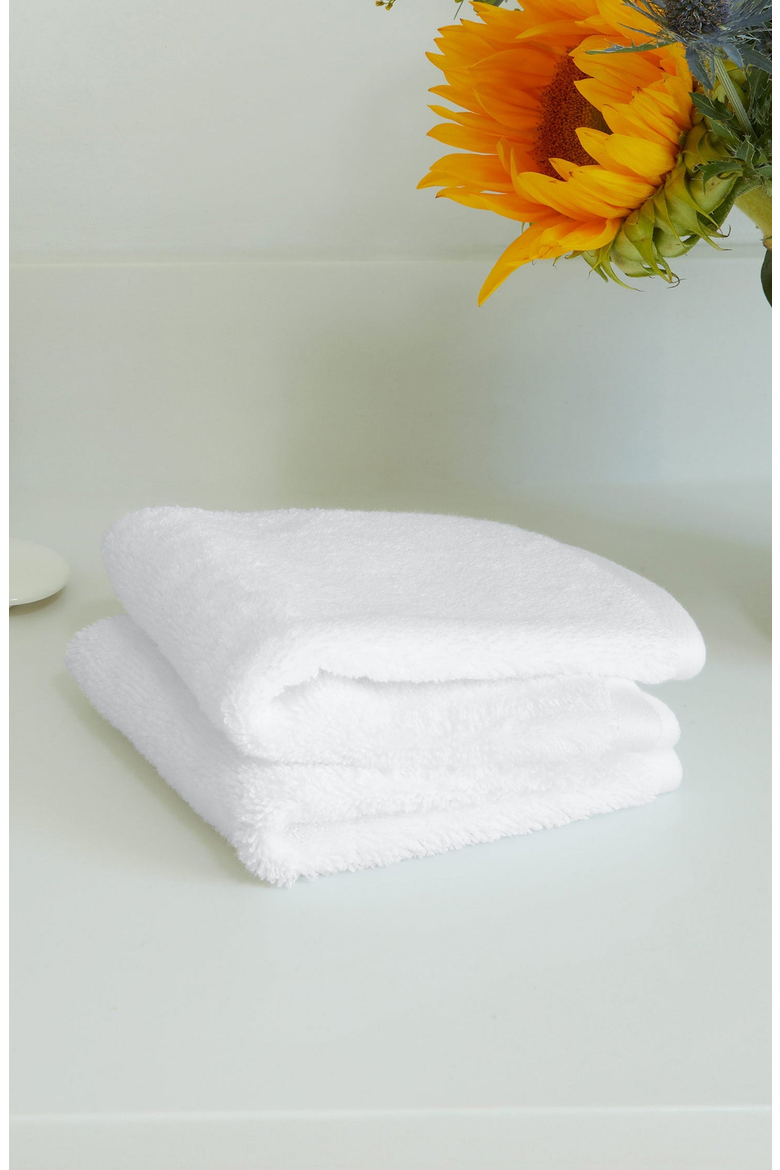 Serene Ultraplush Collection Bath Essentials- 2 Bath Towels and 2 Hand Towels, Alternate, color, White