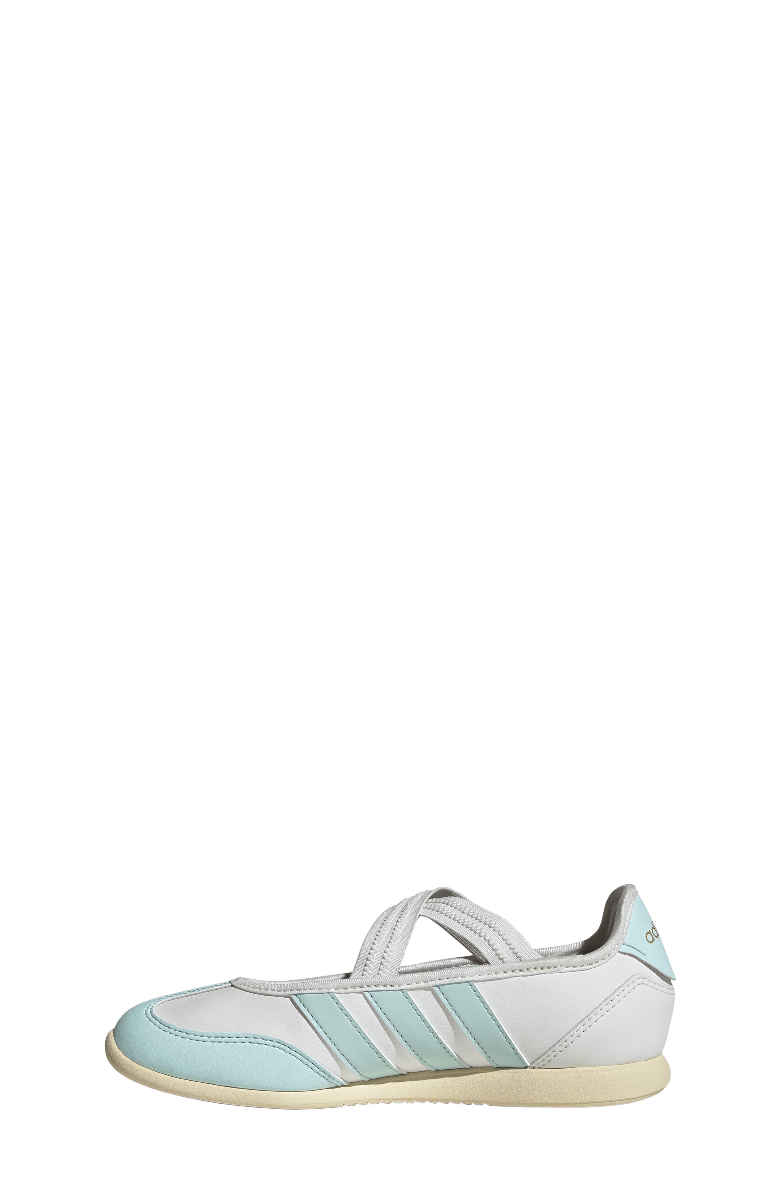 Kids' Barreda Mary Jane Flat, Alternate, color, CORE WHITE/ MINT/ VANILLA