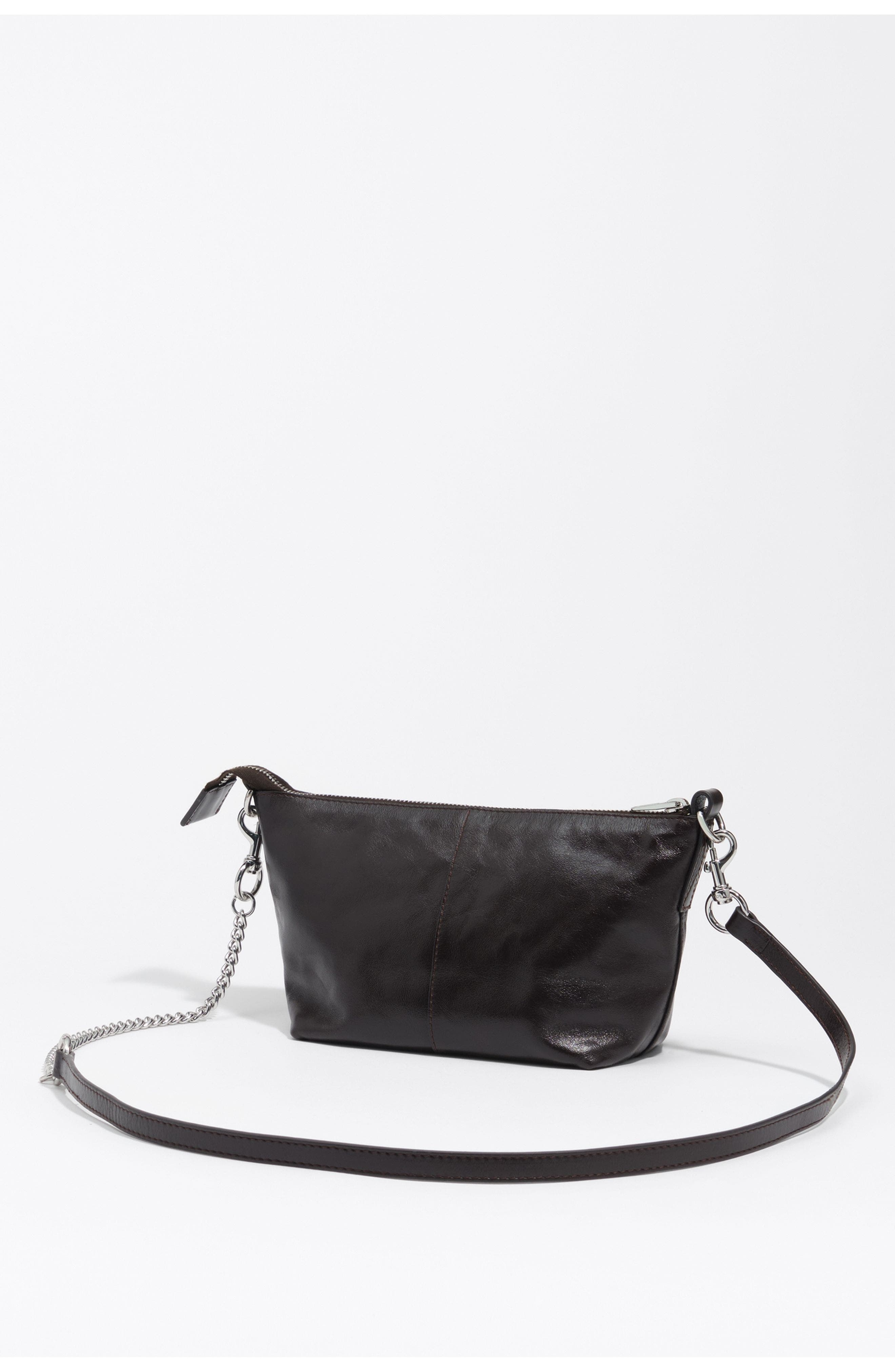Small Madrid Leather Bag, Alternate, color, BURGUNDY