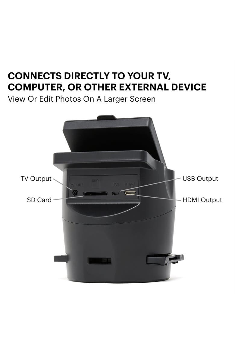 SCANZA Digital Film & Slide Scanner, Alternate, color, Black