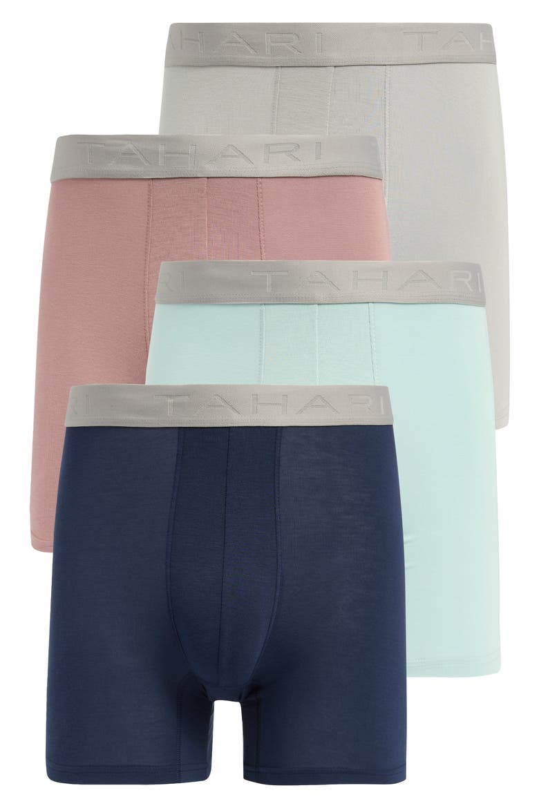 4-Pack Luxe Boxer Briefs, Main, color, MAUVE