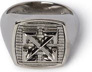 Off-White Men's Arrow Textured Ring