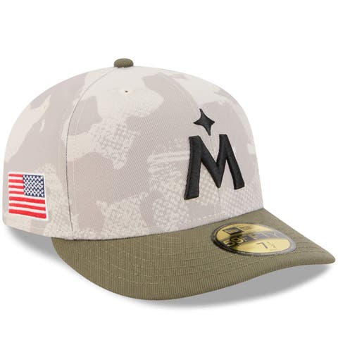 Men's New Era Light Beige/Olive Minnesota Twins 2025 Armed Forces Day 59FIFTY Fitted Hat