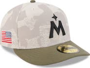 New Era Men's New Era Light Beige/Olive Minnesota Twins 2025 Armed Forces Day 59FIFTY Fitted Hat