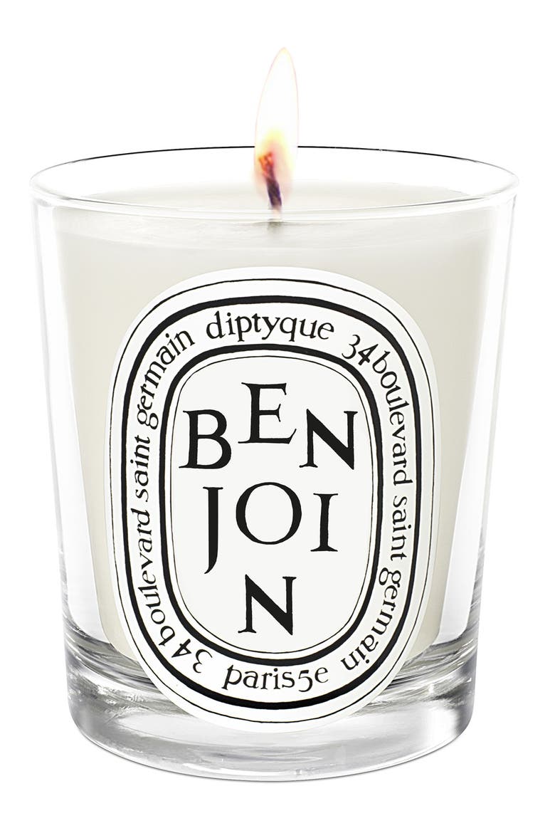 Benjoin Scented Candle, Main, color, NO COLOR