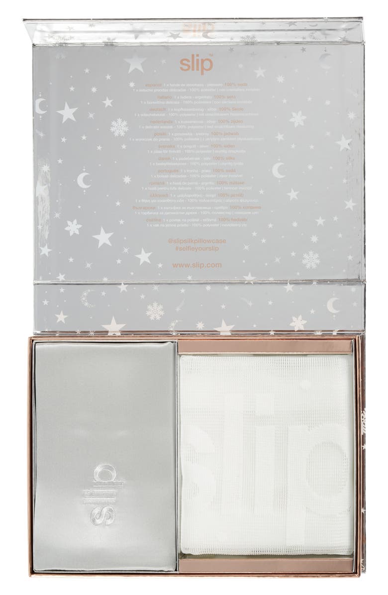 slip Love Me I'm Delicate Pillowcase & Delicates Laundry Bag Set, Alternate, color, 