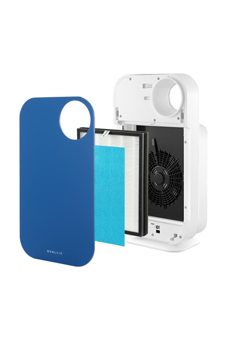 Custom Air Purifier Face Cover, Alternate, color, Santorini Hills Blue