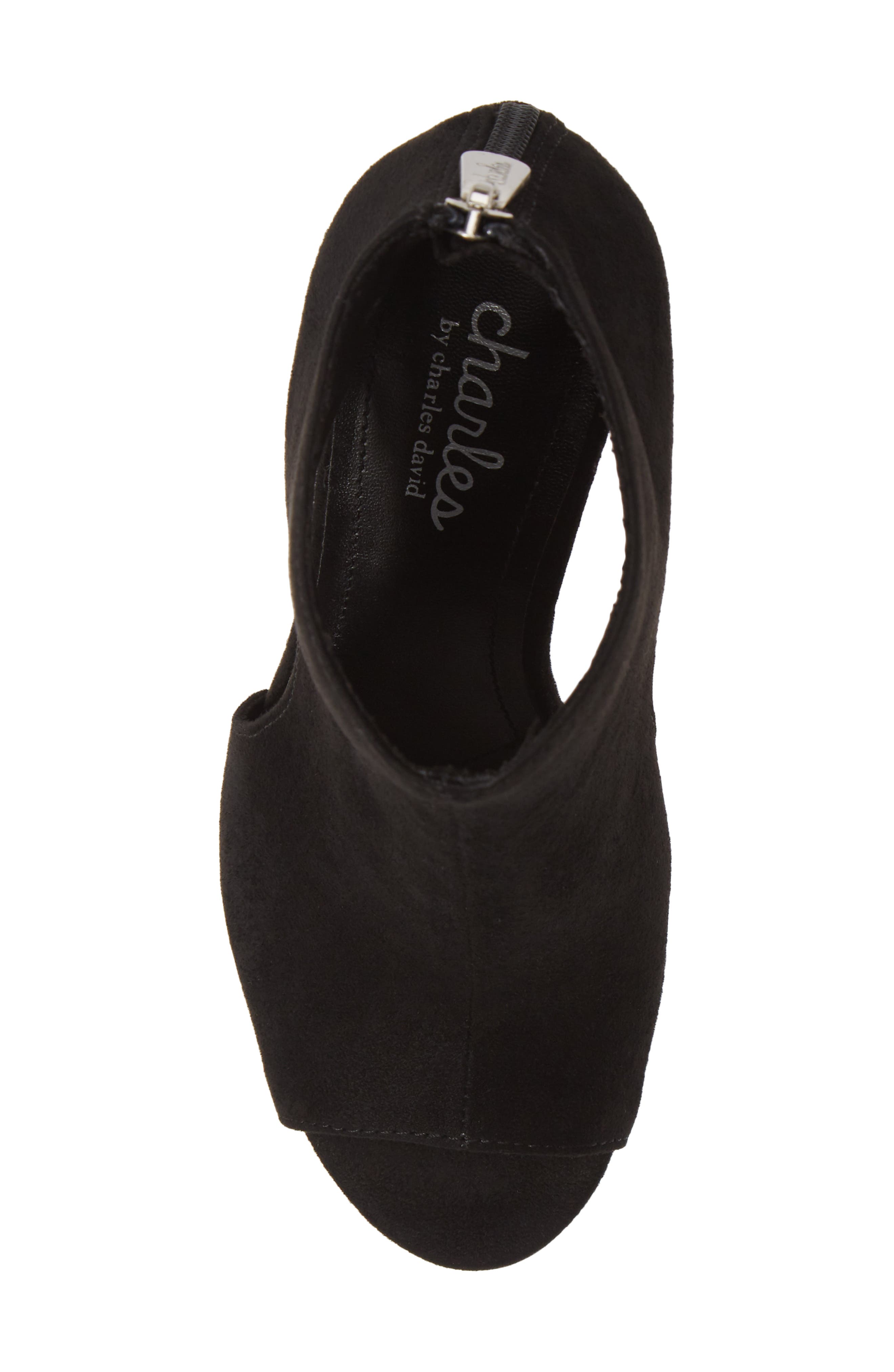 Charles by Charles David Fable Cutout Open Toe Bootie, Alternate, color, 