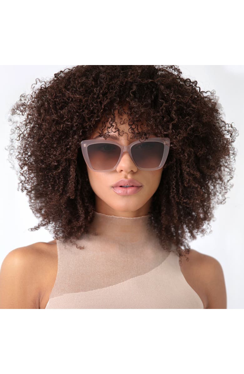 Illesteva Barcelona Sunglasses, Alternate, color, White Tortoise