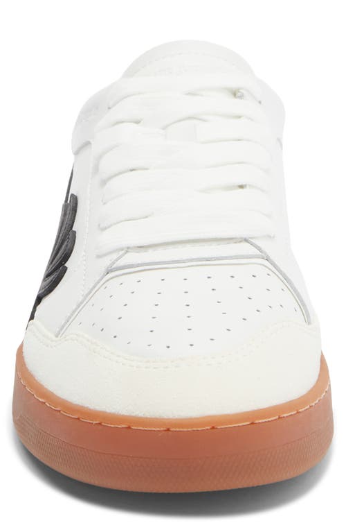 Palm Angels New Leather Sneakers Contrast Sole Low-top In Multi