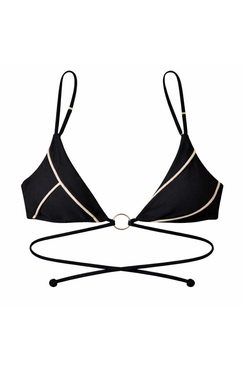 Ivy Swimwear Freyja Bikini Top, Main, color, Black