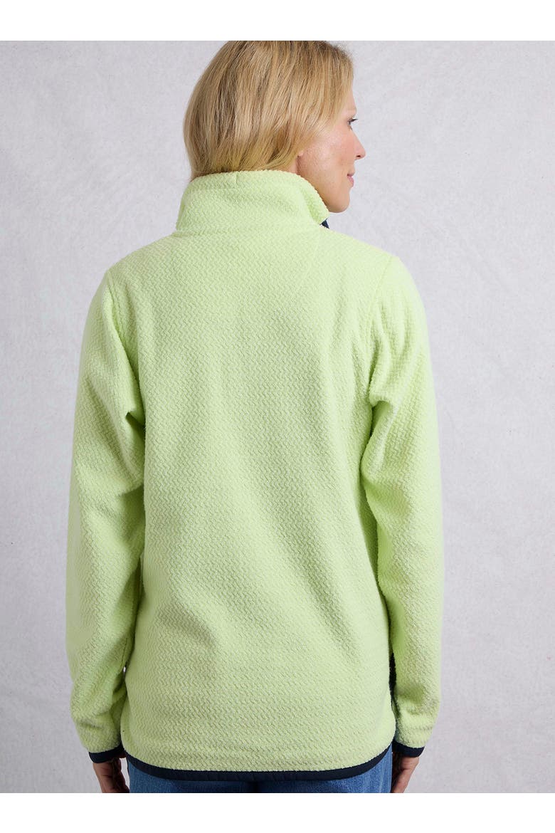 Odina 1/4 Zip Zig Zag Fleece, Alternate, color, Acid Lime