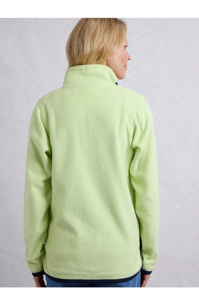 Weird Fish Odina 1/4 Zip Zig Zag Fleece, Alternate, color, Acid Lime