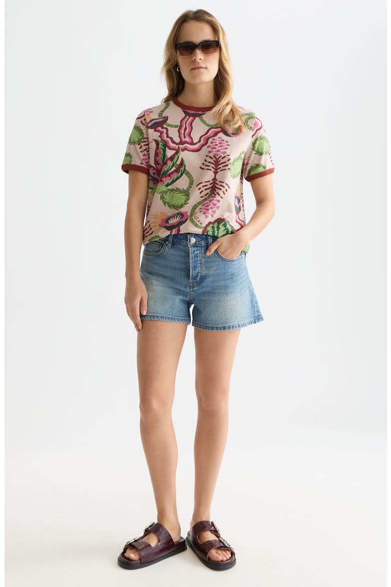 Print Knit Top, Alternate, color, DESERT FLORAL CANYON CLAY