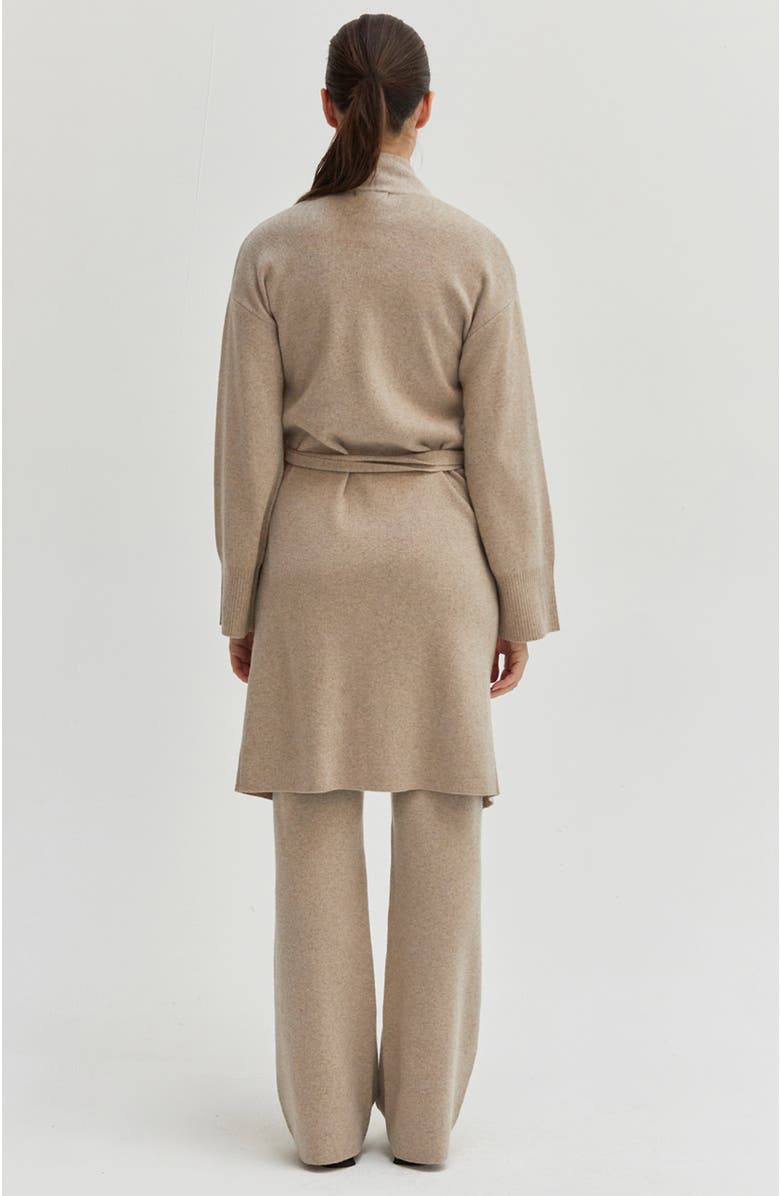 CRESCENT Belted Lounge Cardigan, Alternate, color, 