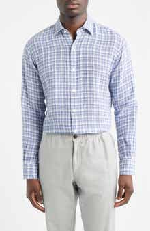 Sandbar Plaid Button-Up Shirt