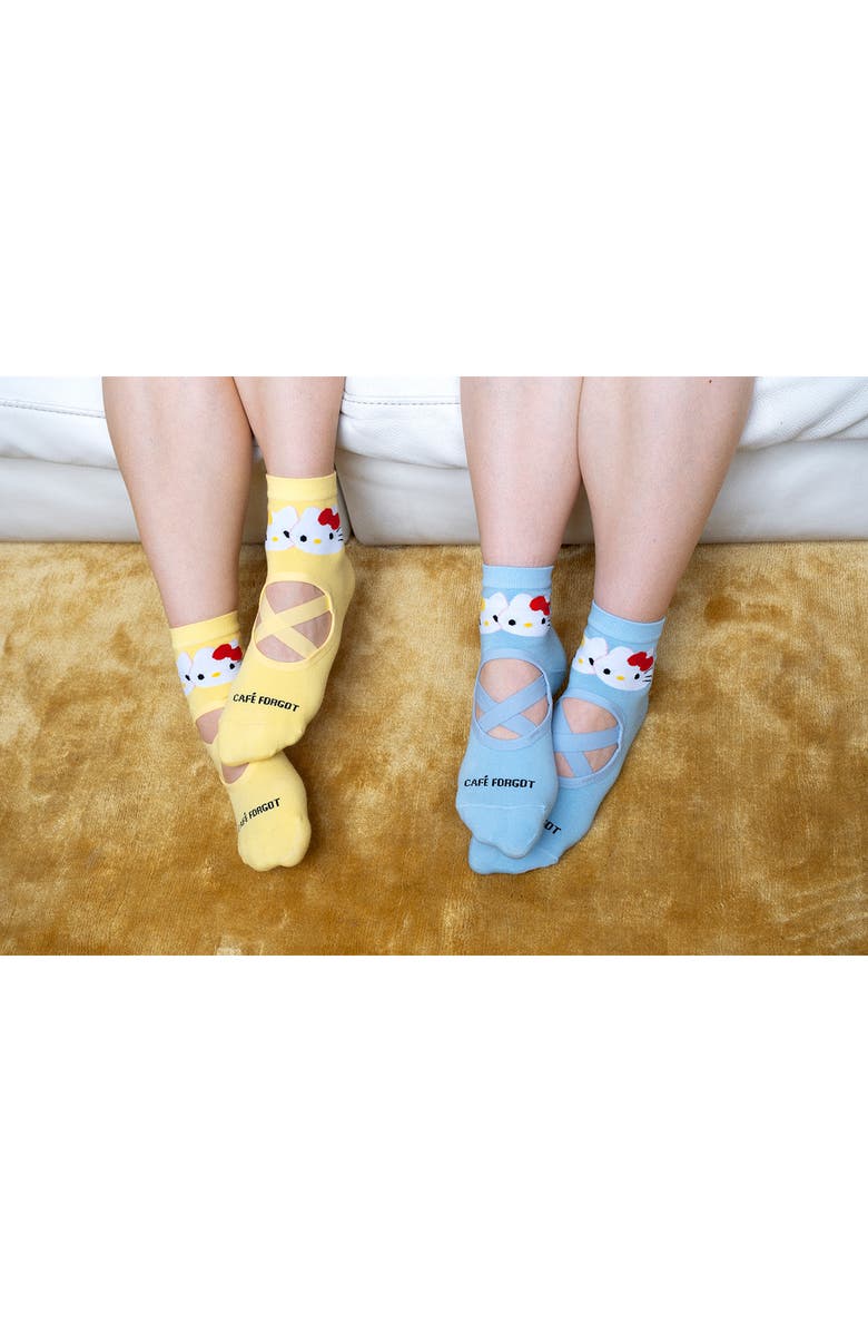 CAFE FORGOT x Sanrio Hello Kitty<sup>®</sup> Ballet Socks, Alternate, color,