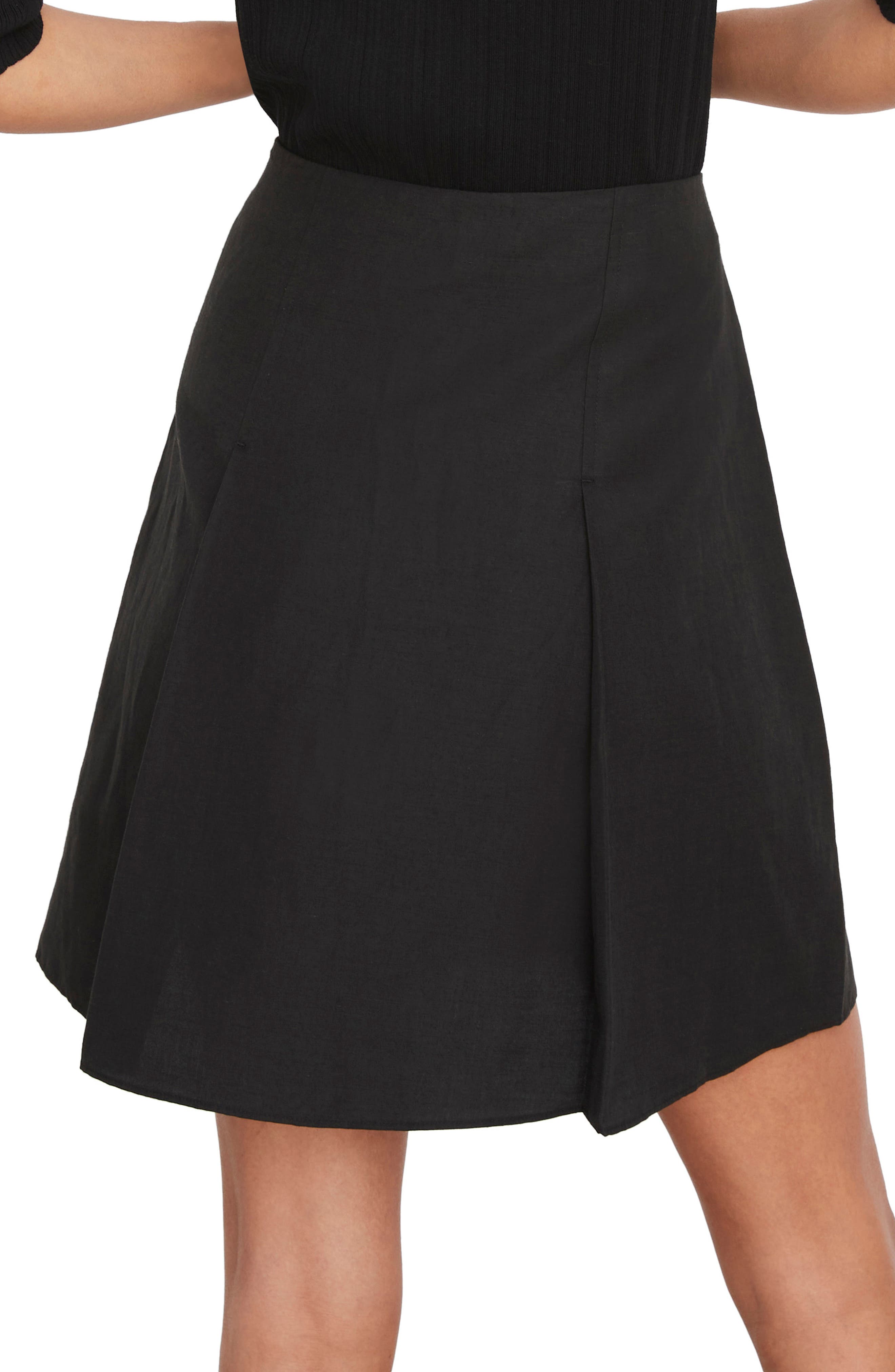 Pleated A-Line Skirt - image 2